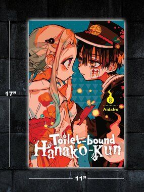 Toilet-Bound Hanako-Kun Vol 8 manga poster - 11x17 wall art print merch anime